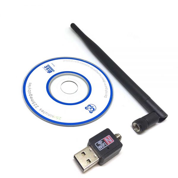 Сетевая карта USB - Wifi адаптер 150Мбит/c, Espada UW150-2, с внешней антенной