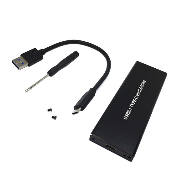 Внешний корпуc USB3.1 для M.2 nVME SSD, key M, модель USBnVME2, Espada