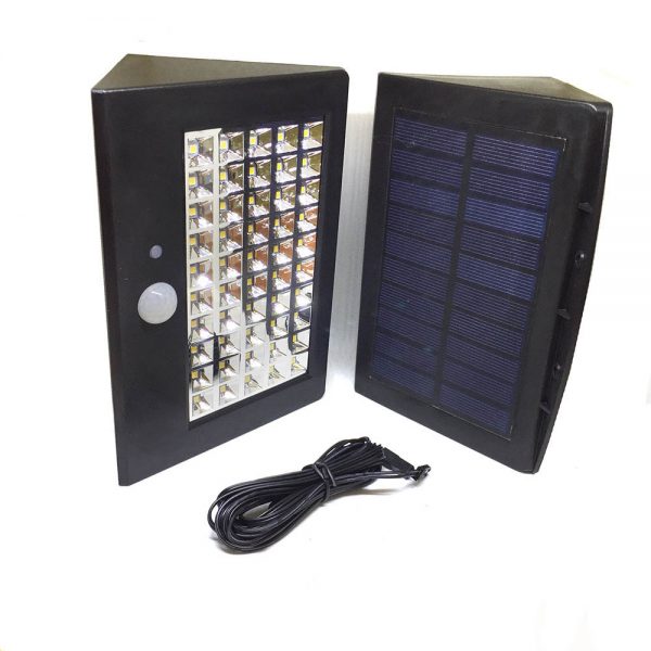 Уличный светодиодный светильник /фонарь/ c датчиками движения и освещения на солнечной батарее Espada E-WTS6804, IP65, 5W