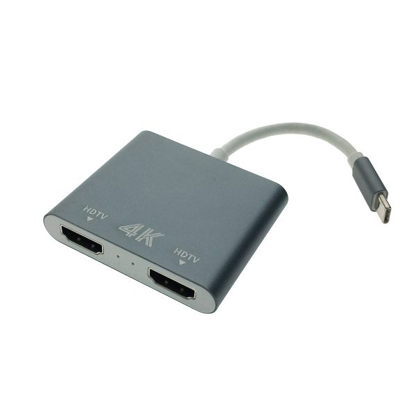 Видеоконвертер USB 3.1 type C to 2 * HDMI, EusbC2hdm 4K Espada