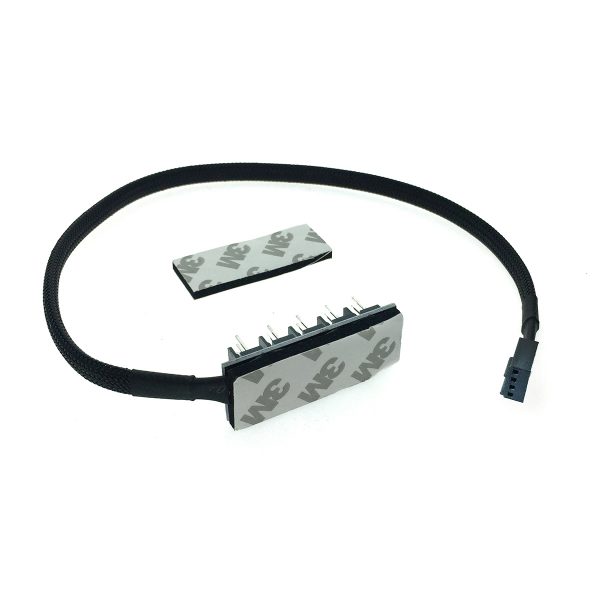 Разветвитель splitter 4pin to 5 * 4pin для подключения кулеров, E5pwm4pin Espada