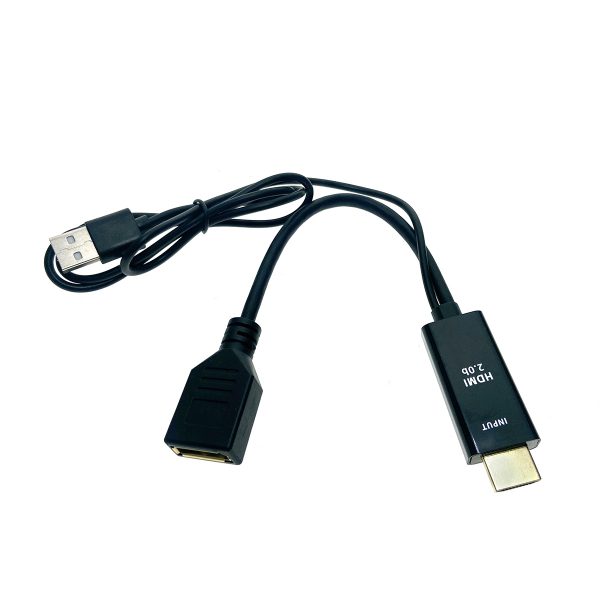 Видеоконвертер HDMI 19pin Male to Display Port 20 pin Female Espada Ehddp1526