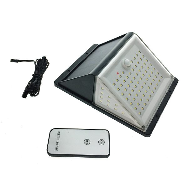 Уличный светильник / фонарь / Espada E-WSP88RC с датчиком движения, освещения и звука, с пультом управления