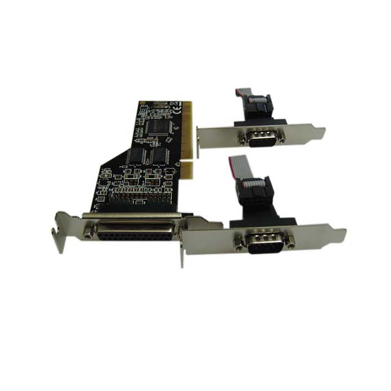 Контроллер PCI, 2 RS232 + 1 Printer порт, chip MCS9865, FG-PMIO-V1L-02S1P low profile, Espada (box)