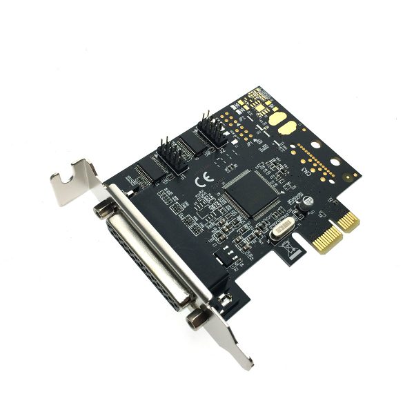 Контроллер PCI-E to 2 RS232 + 1 Printer порт /2 COM + 1 LPT port/, chip MCS9901CV, FG-EMT03AL-1-BU01, low profile, Espada, oem