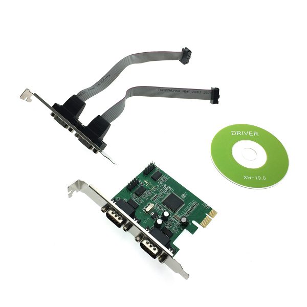 Контроллер PCI-E to 4 RS232 порт /4 COM/SERIAL port/, chip MCS9904CV, FG-EMT04A-1-BU01, Espada, oem