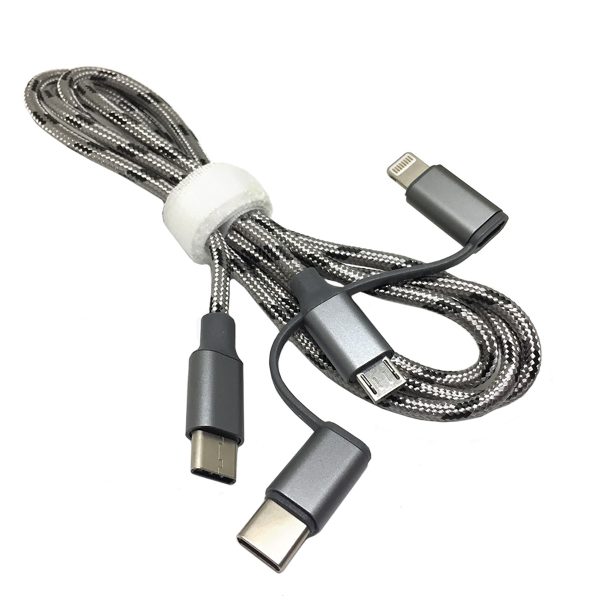 Универсальный кабель Espada Eusb3in1m-m-gr