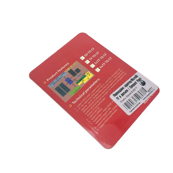 Переходник - адаптер MicroSD, TF в разъем Compact Flash, Espada EmSDTF