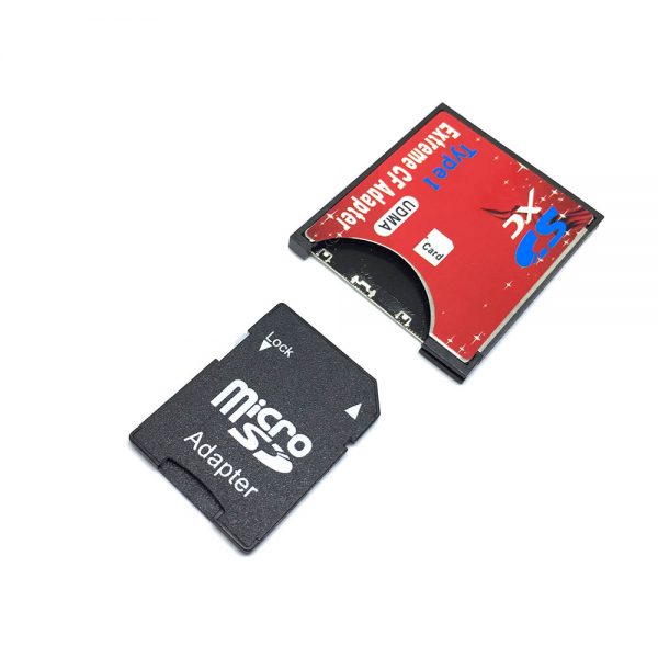 Переходник - адаптер MicroSD, SD в слот /разъем/ Compact Flash, Espada EmSDSDCF