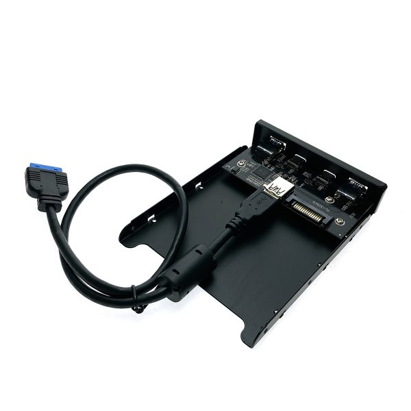 Планка на переднюю панель 2 порта USB 3.1 type C и 2 порта USB 3.0, Espada EFL5001
