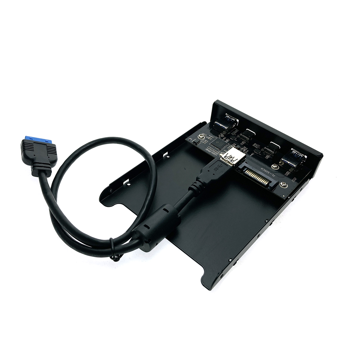 Планка на переднюю панель 2 порта USB 3.0 type C и 2 порта USB 3.0, Espada EFL5001
