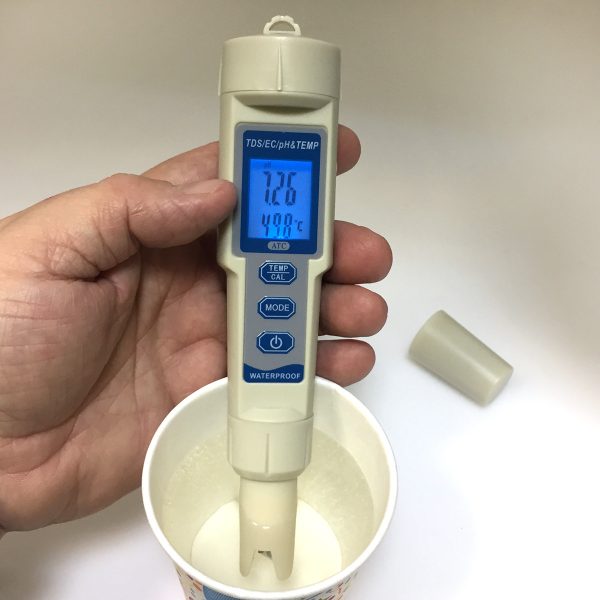 Мультимонитор PH-3508 4в1 TDS/pH/EC/℃ Espada для измерения температуры, pH, EC и качества воды