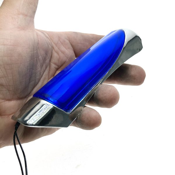 Ручка на рычаг стояночного тормоза автомобиля универсальная с подсветкой Hand brake cover BL-EL20 blue