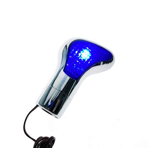 Ручка на кпп автомобиля универсальная декоративная со светодиодной подсветкой LED NEONSHIFT BL-902 BLUE