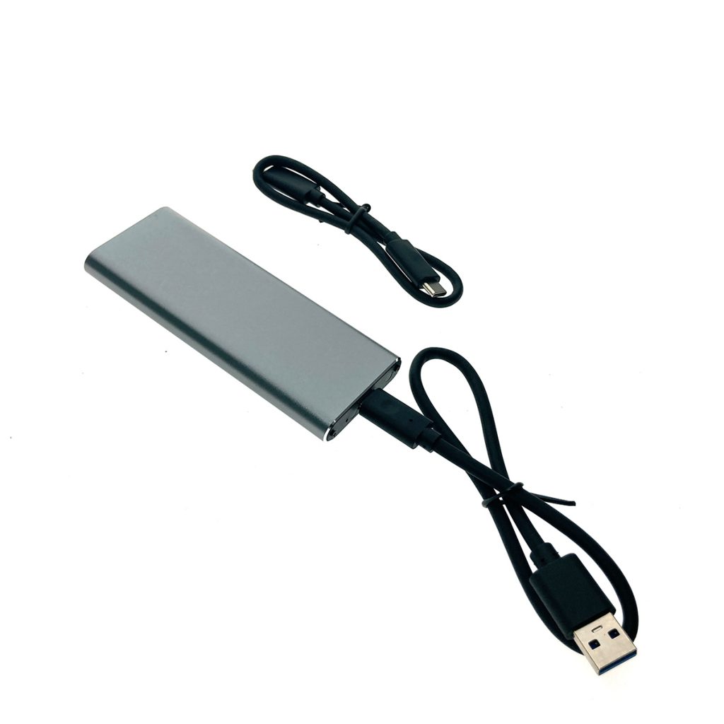 Внешний корпус предназначен для подключения дисков M.2 SSD к компьютеру, ноутбуку или другим устройствам, имеющим разъём USB 3.0. или 3.1 (type С)
