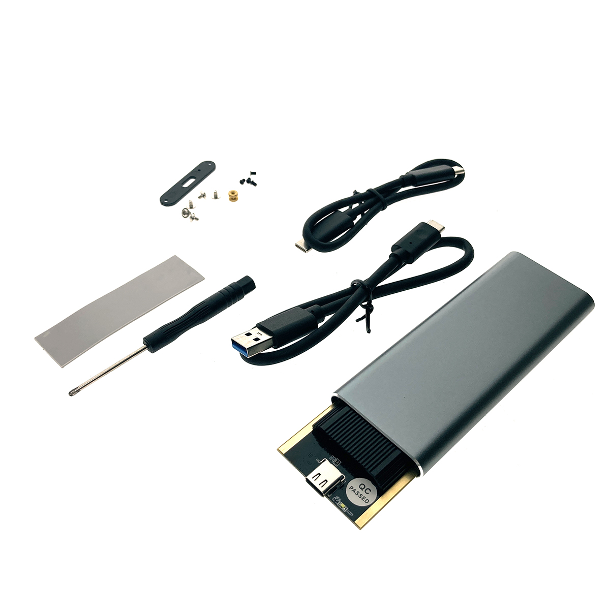Внешний корпуc USB3.1 для M.2 nVME SSD, key M, модель USBnVME3 ver2, Espada