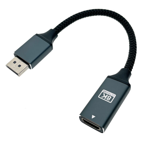Видео конвертер Display Port Male to HDMI Female 8k, Edphd8k, активный, Espada