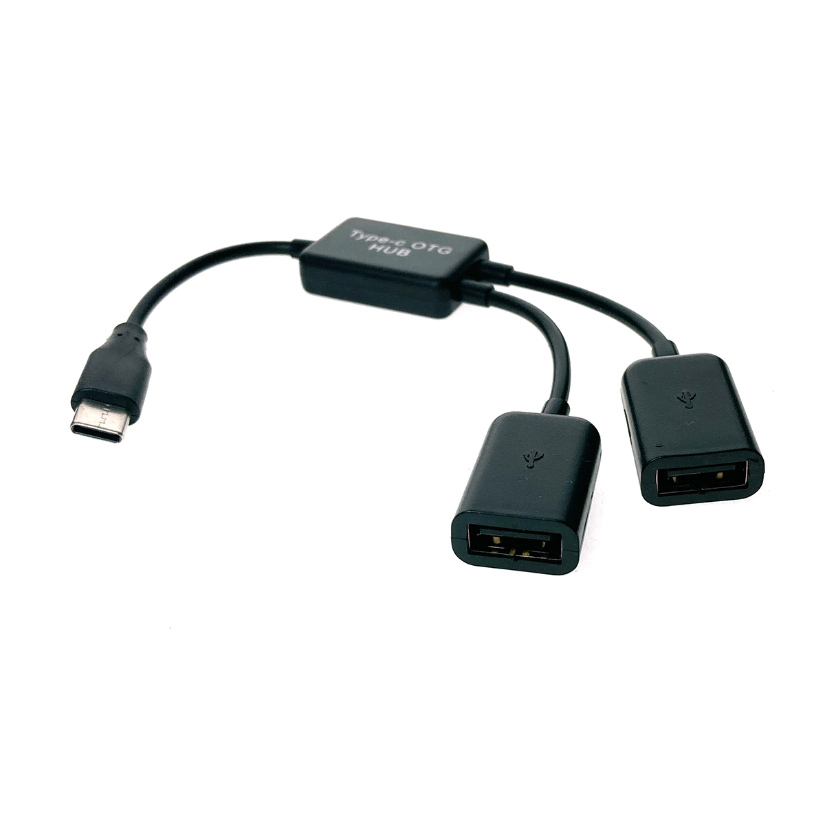 Разветвитель USB 3.1 Type C Male на 2 USB 2.0 Female, EhC220, 20см , Espada хаб для одновременного подключения двух USB устройств