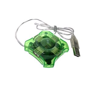 Разветвитель USB 2.0 - 4 порта, Eh420, зеленый, длина кабеля 60см, хаб Espada