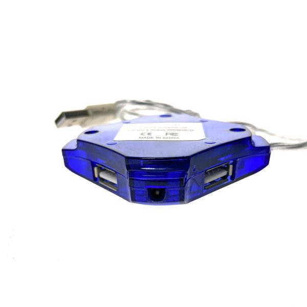 Разветвитель USB 2.0 - 4 порта, Eh420, синий, длина кабеля 60см, хаб Espada