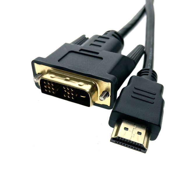 Кабель - переходник HDMI male to DVI-D male 0.8 метра Ehdv08 Espada