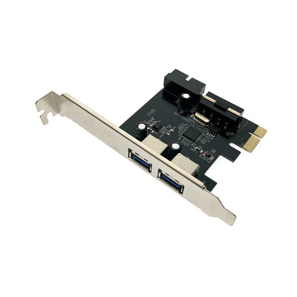 Контроллер PCI-E, USB3.0 2+2 порта, модель PCIeUSB2-2, Espada,oem