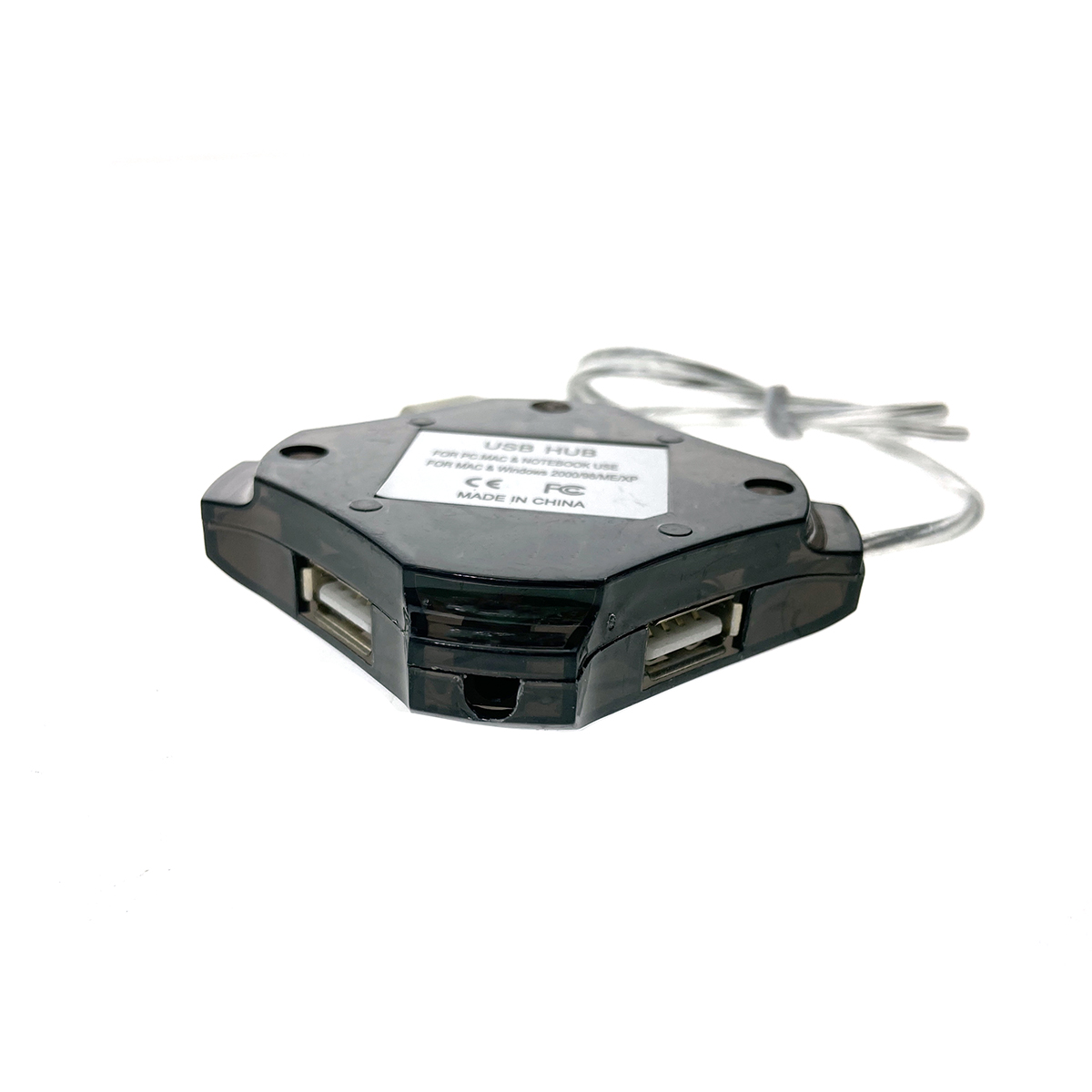 Разветвитель USB 2.0 - 4 порта, Eh420, черный, длина кабеля 60см, хаб Espada