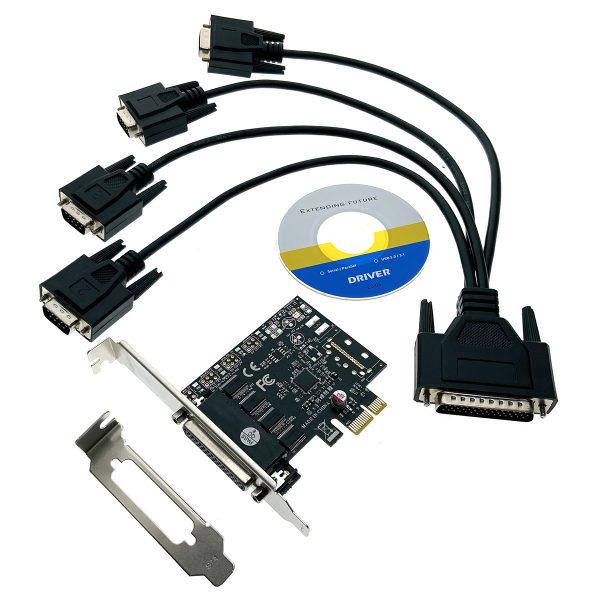 Контроллер PCI-E, 4S модель FG-EMT04A-2L, Espada