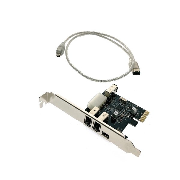 Контроллер PCI-E, 1394a, 3внеш+1внутр порт, модель PCIe1394a(ver.2) VIA6315