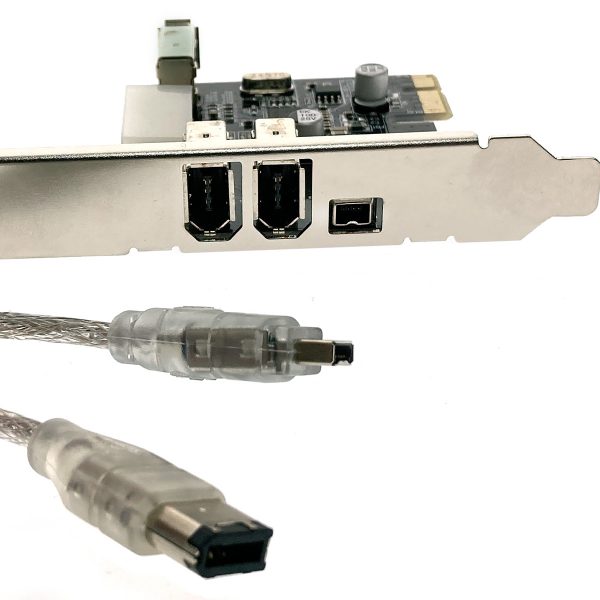 Контроллер PCI-E, 1394a, 3внеш+1внутр порт, VIA6315, Espada PCIe1394a ver.2