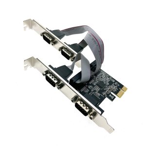 Контроллер PCI-E, 4S модель FG-EMT04A-1-BU01 ver2, чип AX99100, Espada