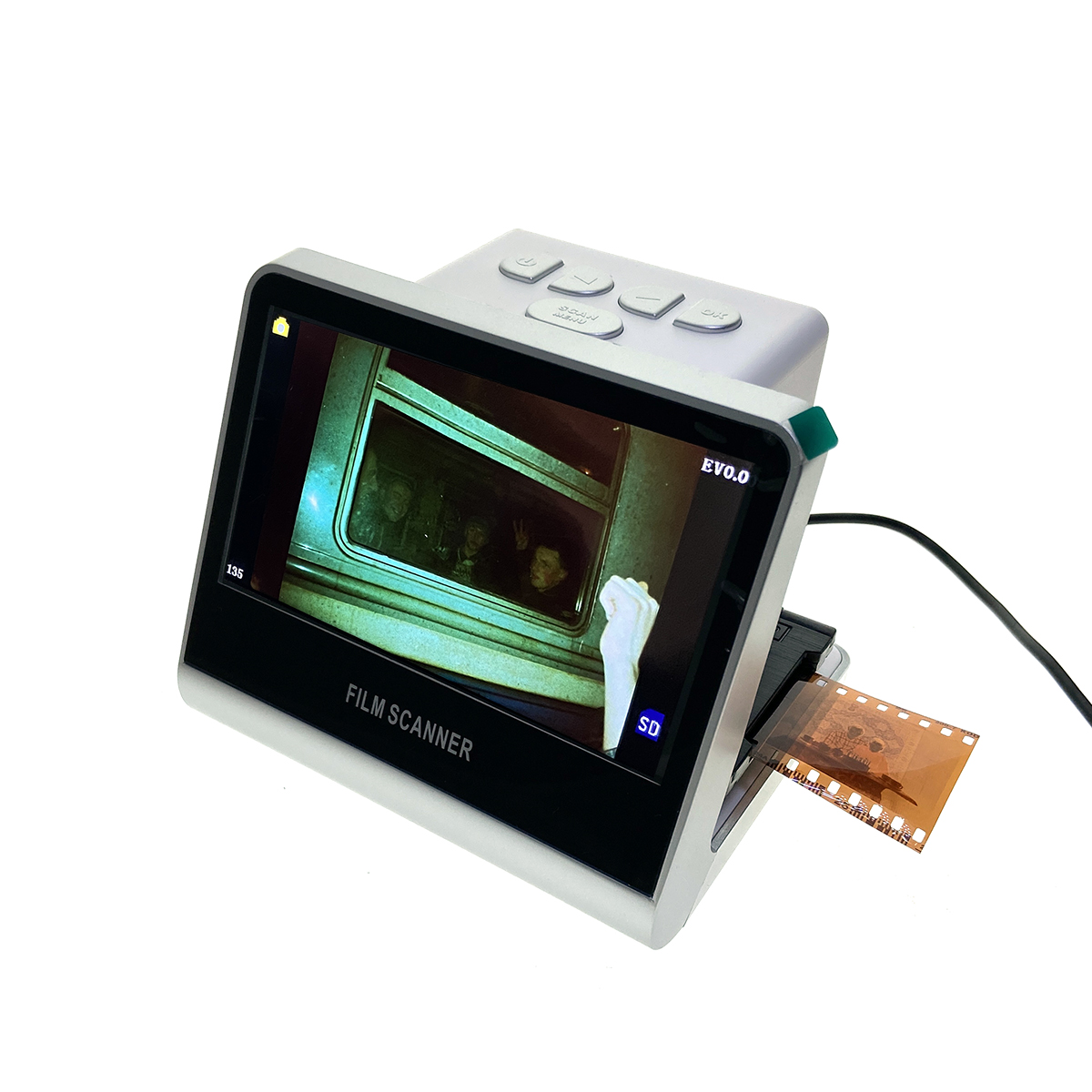 Автономный слайд - сканер Espada E-TON170, 22 мега пикселя, для слайдов и фотопленок с цветным LCD экраном 5”