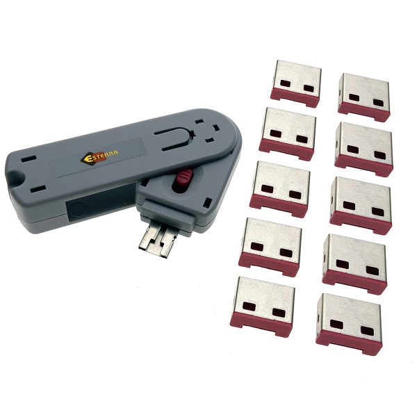 Кабели/Переходники USB блокировка портов (10шт) ELock10, Esterra