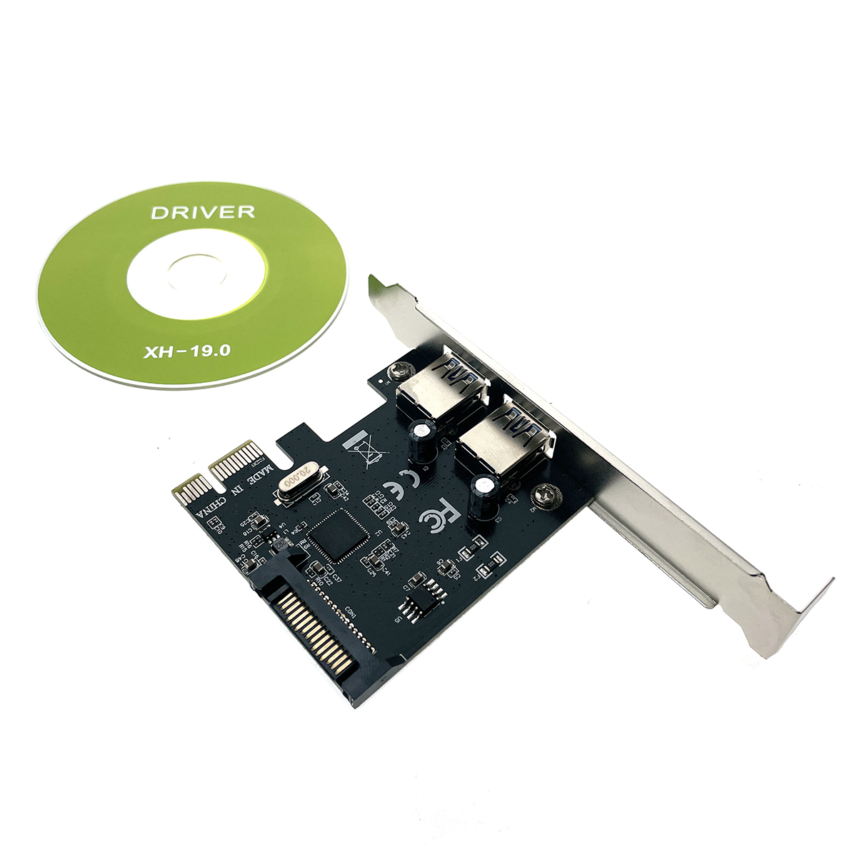 Контроллер PCI-E, USB3.0 2 порта, ASM1042, модель EU30A2, Espada Контроллер PCI-E, USB3.0 2 порта, ASM1042, модель EU30A2, Espada