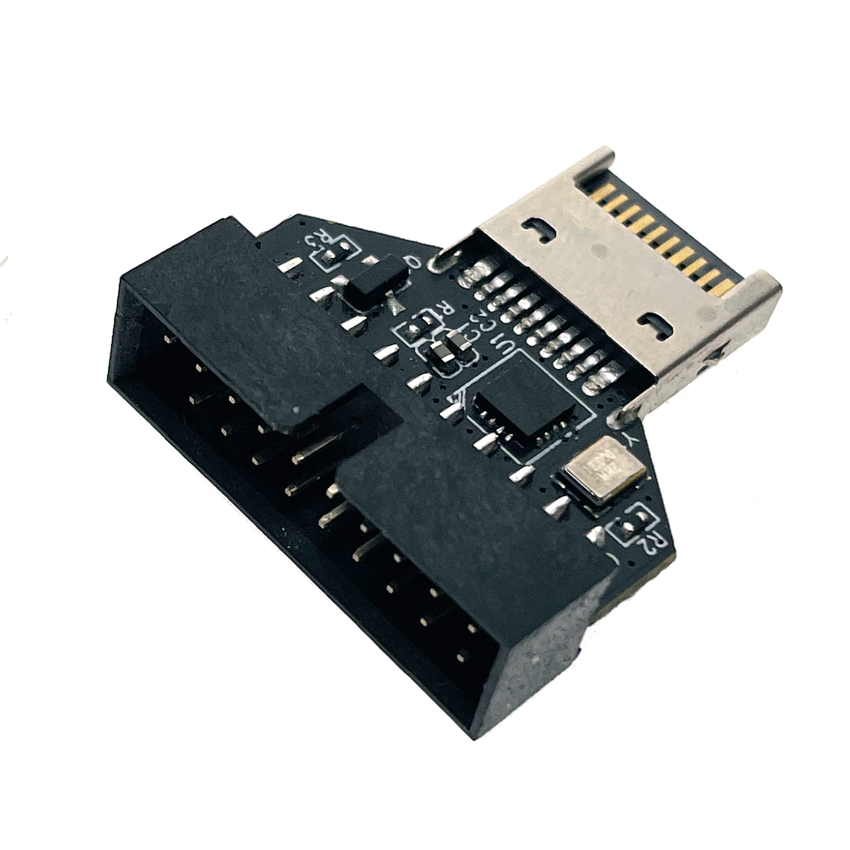 Переходник с материнской платы USB type E male на 19pin male, E20mm, Espada Переходник с материнской платы USB type E male на 19pin male, E20mm, Espada