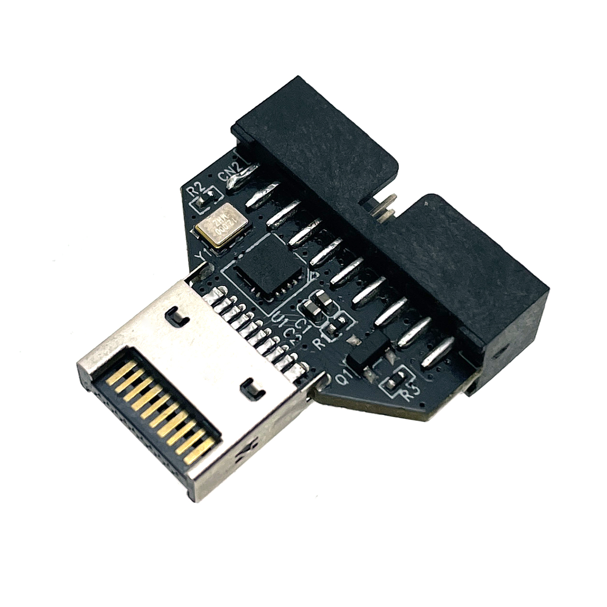 Переходник с материнской платы USB type E male на 19pin male, E20mm, Espada Переходник с материнской платы USB type E male на 19pin male, E20mm, Espada