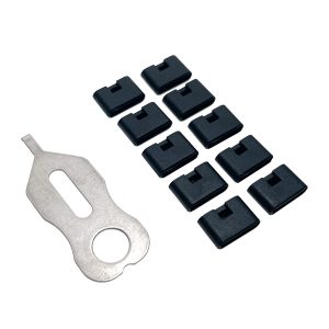 USB-C блокировка портов 1 ключ, 10 заглушек, модель ELoCA10, Esterra